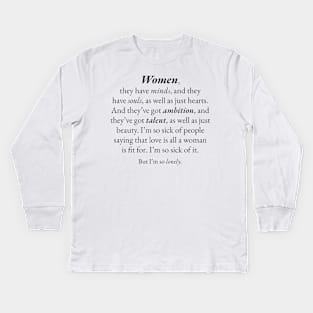 Women Kids Long Sleeve T-Shirt